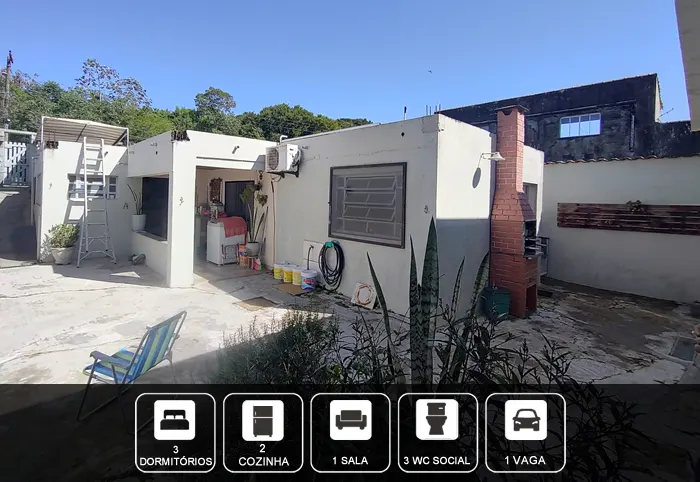 Negocia-se 2 casas no mesmo terreno