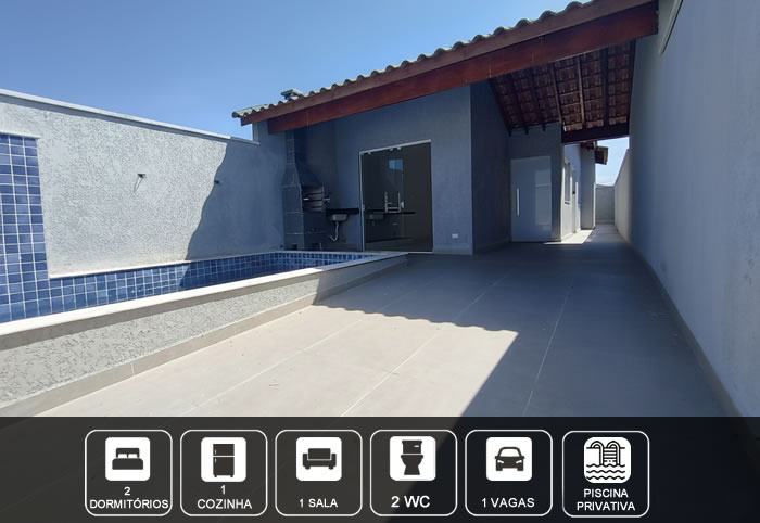Casa Nova à venda com Piscina