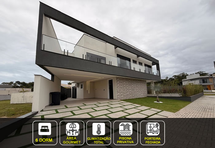 Casa Alto Padrão em Peruíbe | 6 Suítes | R$ 2.600.000